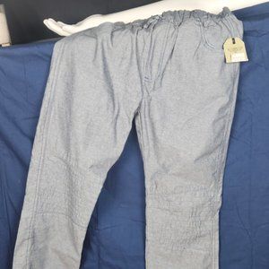 NWT Light Denim Blue Tie Up Blac Label Heritage Casual Pants Size L 14/16 girls